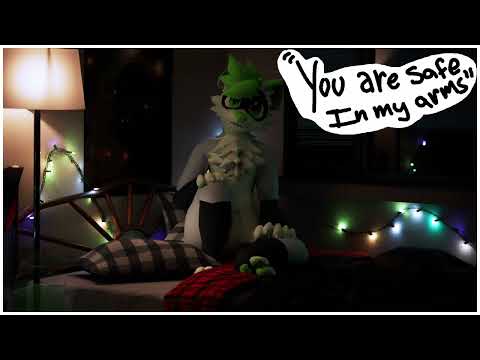 [Furry ASMR] Annoyed roommate protects his good boy from storm | Relaxing | Ambiance | Roleplay