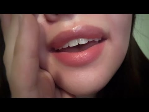 asmr ~ stuttering whispers, kisses, & mouth sounds