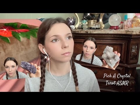 Pick A Crystal ASMR Tarot Reading (100th video!!! 🥳💫)