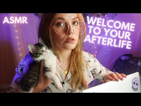 ASMR WELCOME TO THE AFTERLIFE [carol asmr interview with kitten]