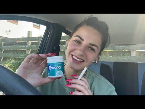 ASMR | Chewing Gum & Smoking Cigarettes (No Talking)