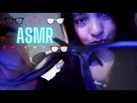 ASMR AJUDANDO VOCÊ A EXPERIMENTAR ÓCULOS NA ÓTICA|COLOCANDO OS ÓCULOS DELICADAMENTE NO SEU ROSTINHO👓