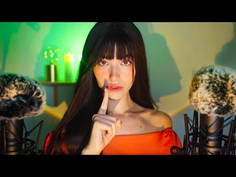 ASMR Ear-To-Ear Whispers And Soothing Mic Touching