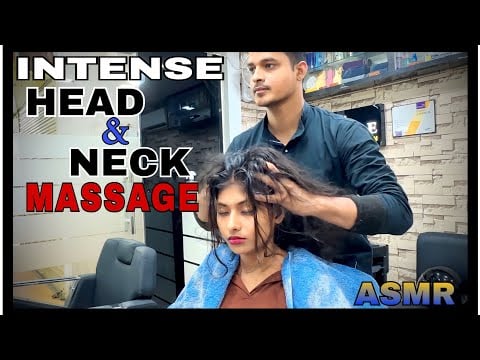 ASMR INTENSE HEAD & NECK MASSAGE BY INDIAN BARBER RIZWAN || TIME TO RELAXATION #asmr #insomnia