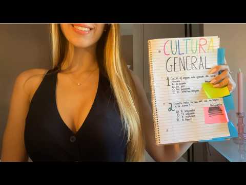 test de cultura general (asmr en español 🇪🇸)