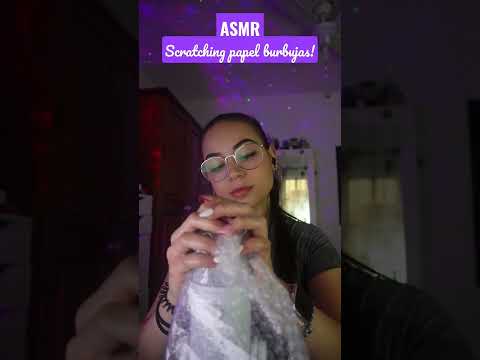 ASMR SCRATCHING CON PAPEL DE BURBUJAS!✨️😴 | ASMR en español para dormir | #shortasmr | Pandasmr