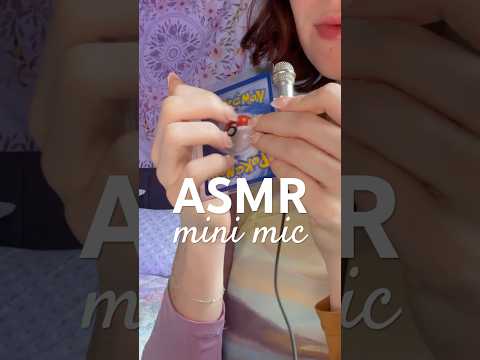testing #asmr triggers with this mini mic