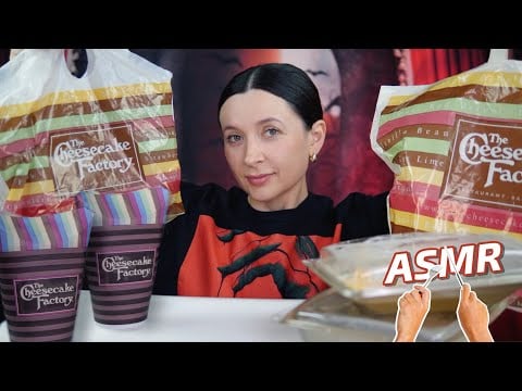Let’s eat Cheesecake Factory *ASMR 
