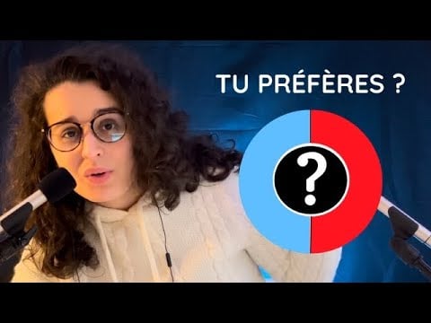 ASMR | Relaxation avec le jeu TU PRÉFÈRES ❤️