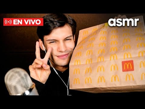 ASMR LIVE COMIENDO - ASMR En vivo para DORMR