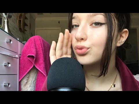 ASMR// trigger words + inaudible whispering!