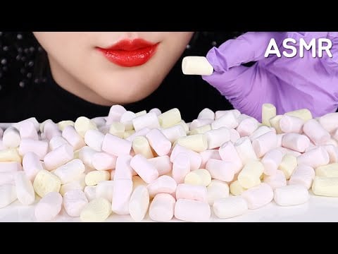 FROZEN MARSHMALLOWS ASMR EDIBLE CHALK ASMR
