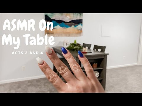 Christian ASMR Bible Reading Acts 3 & 4 // On My Table // Tingly and Relaxed