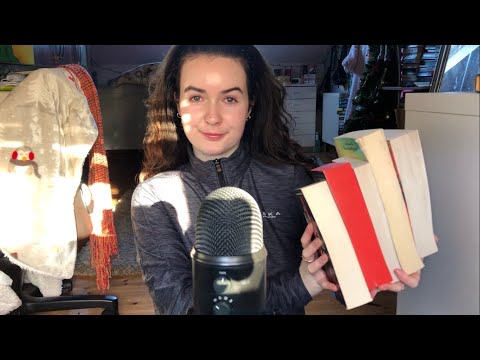 ASMR || End of Year Book Tag📚 (tapping, scratching, gripping)