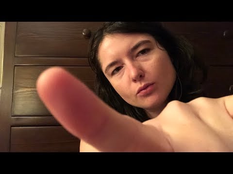 ASMR Quick and Chaotic Spit Painting | pov you don’t know I’m actually using my spit