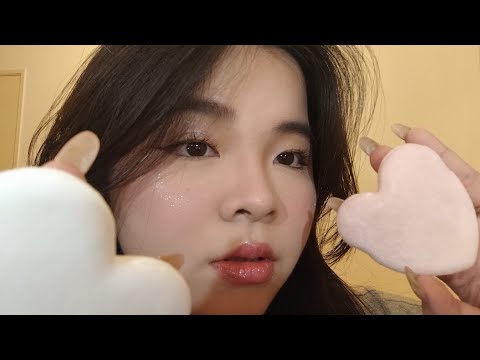 ASMR | TE MAQUIANDO (ME ARRUMANDO JUNTO COM VOCÊ)🤡