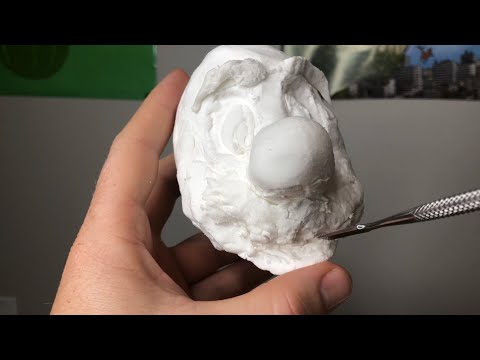 Sculpting Mario in Clay ASMR