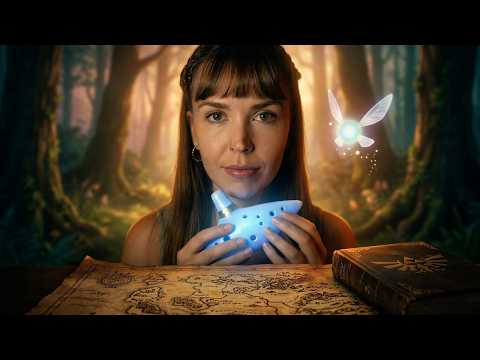 ASMR | 🔺 La OCARINA del TIEMPO. Te CUENTO el videojuego que se volvió LEYENDA | ZELDA para DORMIR 👑🌙