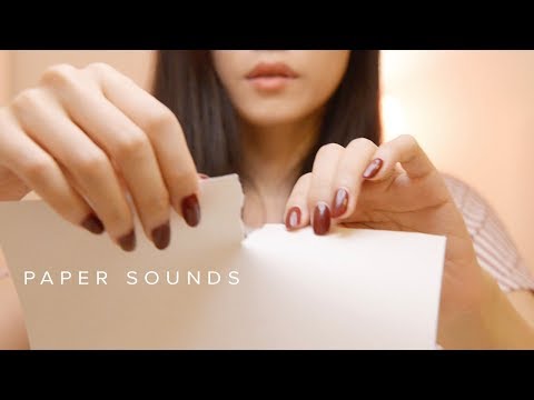 ASMR Paper Ripping Tearing Sounds (No Talking)