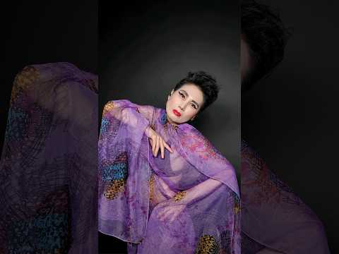 The Whisper of Violet Scarf Symphony in Purple |  ASMR Visual & Sound Healing |