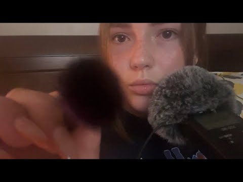 Gentle Face Brushing and Mouthsounds~ASMR