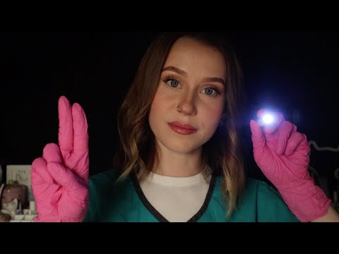 ASMR Classic Cranial Nerve Exam (Soft Spoken, Flashlight, Personal Attention)