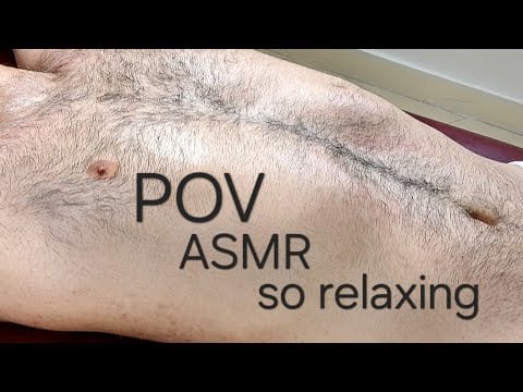 POV ASMR Massage ,Relaxing Chest, Belly & Navel Massage | Therapy for Deep Sleep & Stress Relief