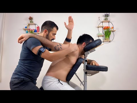 ASMR MASSAGE - SHOULDER MASSAGE (MOBILIZATION) (Chair Massage)