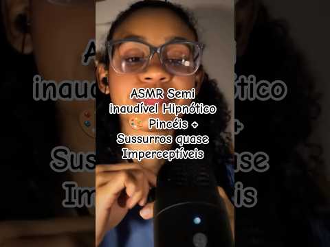 ASMR Semi inaudível Hipnótico 🎨 Pincéis + Sussurros quase Imperceptíveis #asmr