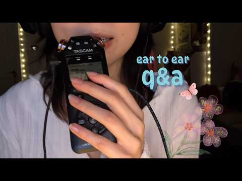 asmr | chill ear to ear, whispering only q&a .✦ Diego's Custom