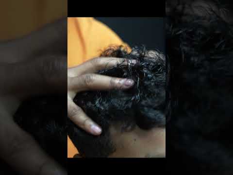 Best Satisfying Comb Scratching ASMR Massage #shorts #neckcrack #asmr