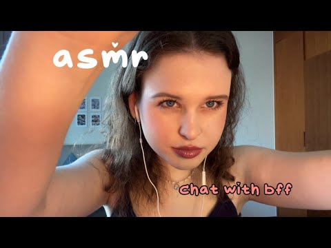 chatting with you bff in the school bathroom asmr