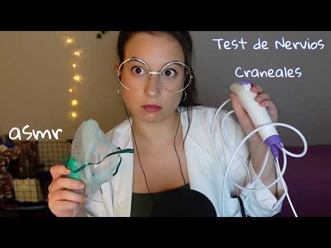 ASMR Roleplay || TEST DE NERVIOS CRANEALES 2026 || ASMR en español || Pau ASMR