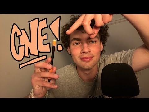 ASMR Cranial Nerve Exam for super duper ultra relaxation! | ASMR whispered cranial nerve roleplay
