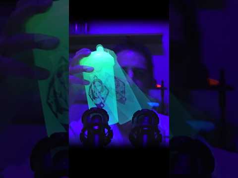 Visual ASMR  ⭐ DARK Glow #Trigger in the Black Light #maleasmr @AdvancedGG #Relaxing #Trippy