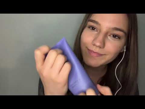 ASMR ROLEPLAY || Back massage and hair care at salon||