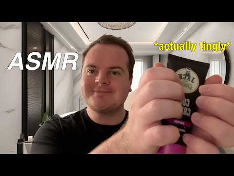 fast & aggressive ASMR in the bathroom *surprisingly tingly*