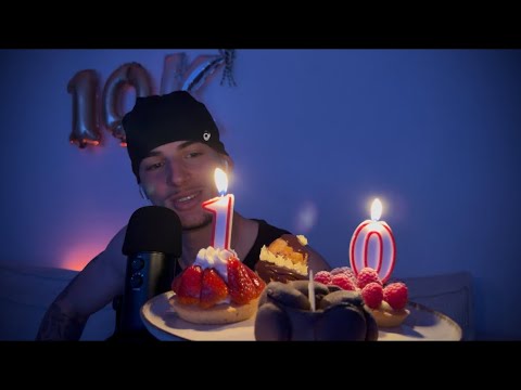 ASMR MUKBANG / blabla 10 000 abonnés ❤️