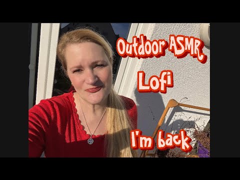 ASMR german ⚠️ Lofi Outdoor ASMR in my Garden • Tingly Real Talk • whisper • soft spoken Talk