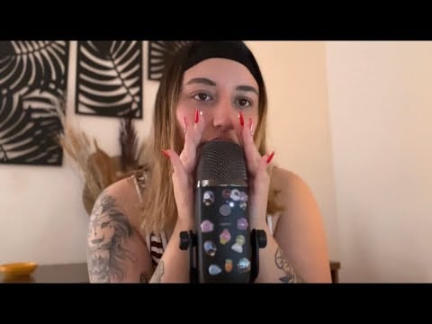 ASMR 100% sensibilidad | mic scratching & mouth sounds 💋