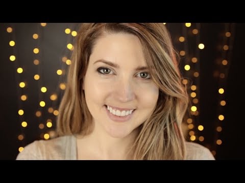 ASMR // Close-Up and Unintelligible Whispering + Positive Affirmations Using Predictive Text