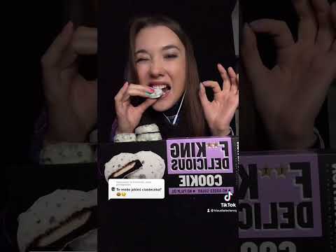 ASMR po polsku Ciasteczka Nutrition🍪 #Shorts