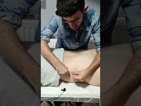 ASMR BACK STRESS RELIEF MASSAGE TURKISH THERAPY #satisfying #relaxing #asmr #shorts #massage
