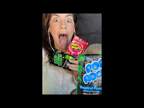 Asmr Pop Rocks!!!!!!!!!  ⁣   #asmrgymchalkcrumbling #asmrpowderplay #poprocks #asmrmuckbang #Tongue