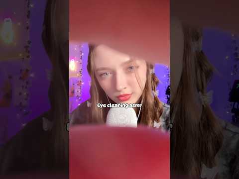 Eye cleaning asmr #asmr #asmrsounds #asmrrelax #asmrtingles #asmrwhispers #asmrsleep #relax #tingles