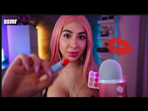 ASMR: Ven, te maquillo y te susurro para que descanses || ASMR ESPAÑOL