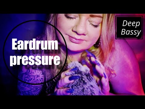 [ASMR] Eardrum pressure| Deep and bassy| INTENSE (No talking)