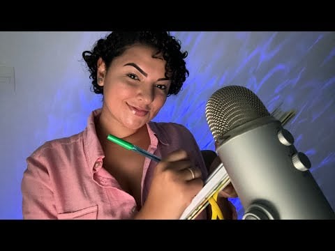 ASMR: PRIMEIRA CONSULTA COM A SUA PSICÓLOGA 