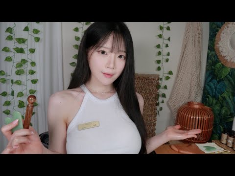 ASMR(Sub✔)여름 휴양지에서 받는 편안한 마사지샵 상황극 Comfortable Massage at a Summer Resort (극강의 부드러움)