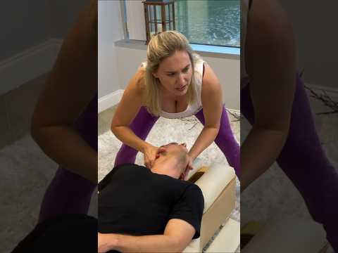CRACKED Him Back Together  #chiropractor #asmr